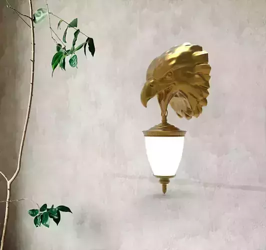 Eagle Head Wall Lamp