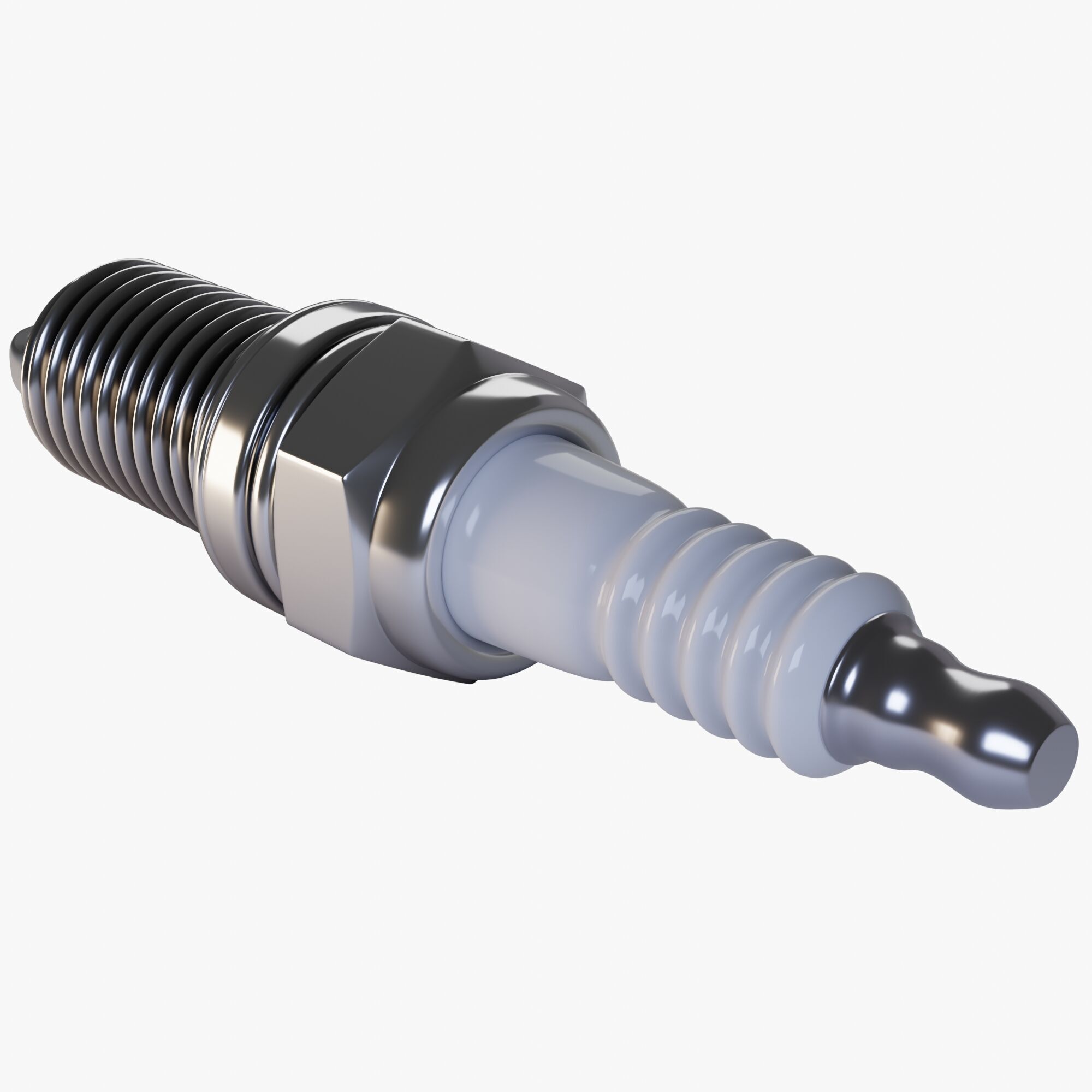Spark Plug 3D model_4