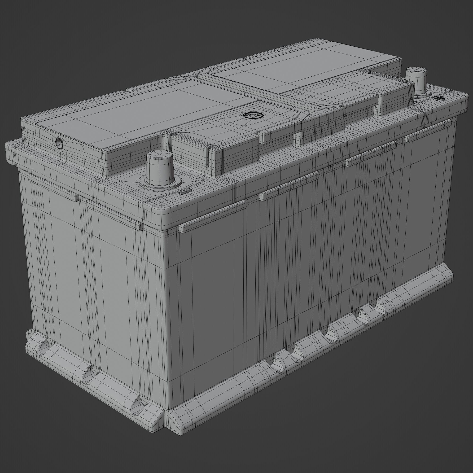 Car Battery 3D model_10