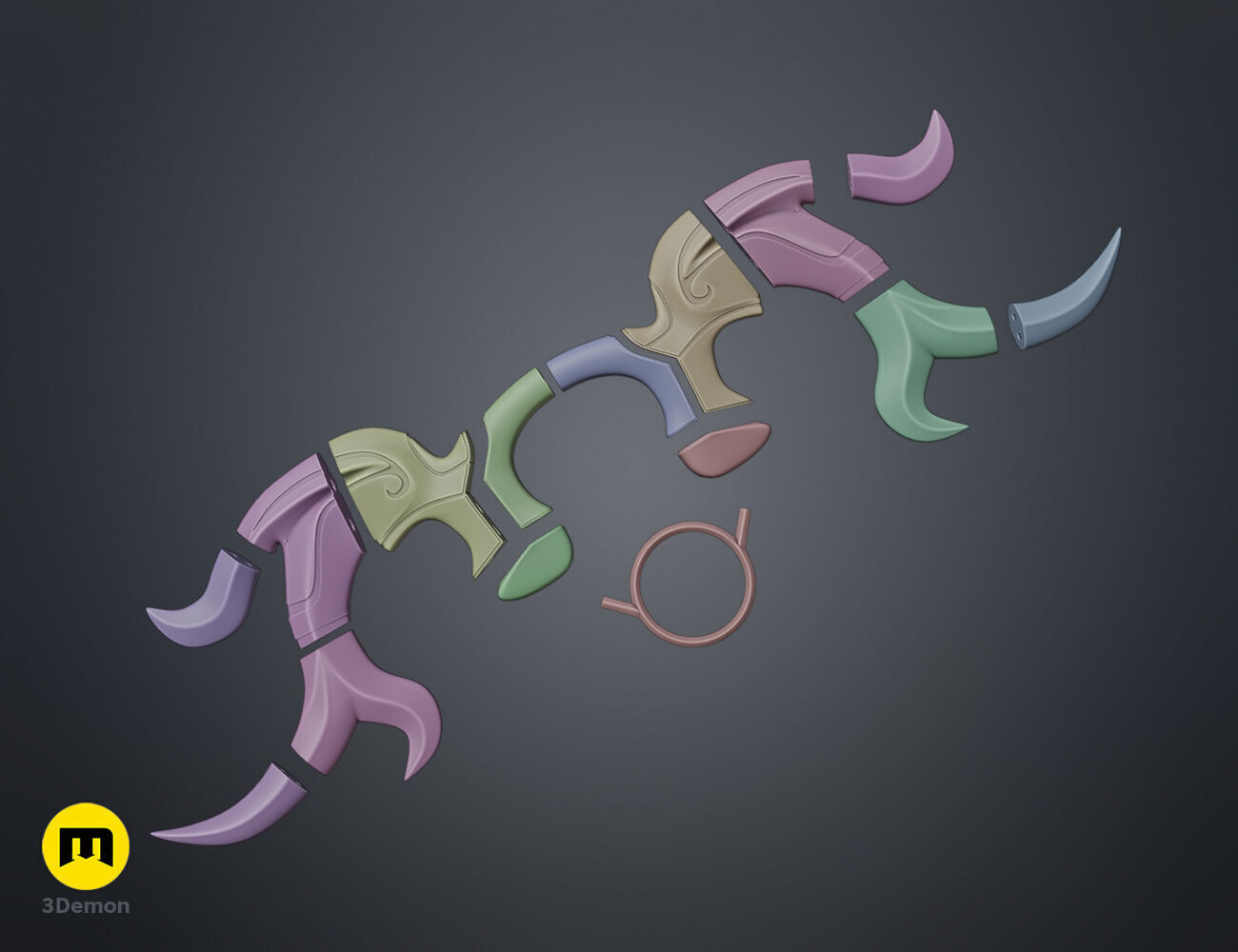 Kindred Bow - League of Legends 3D print model_3