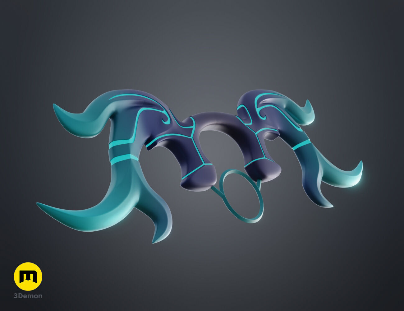 Kindred Bow - League of Legends 3D print model_5