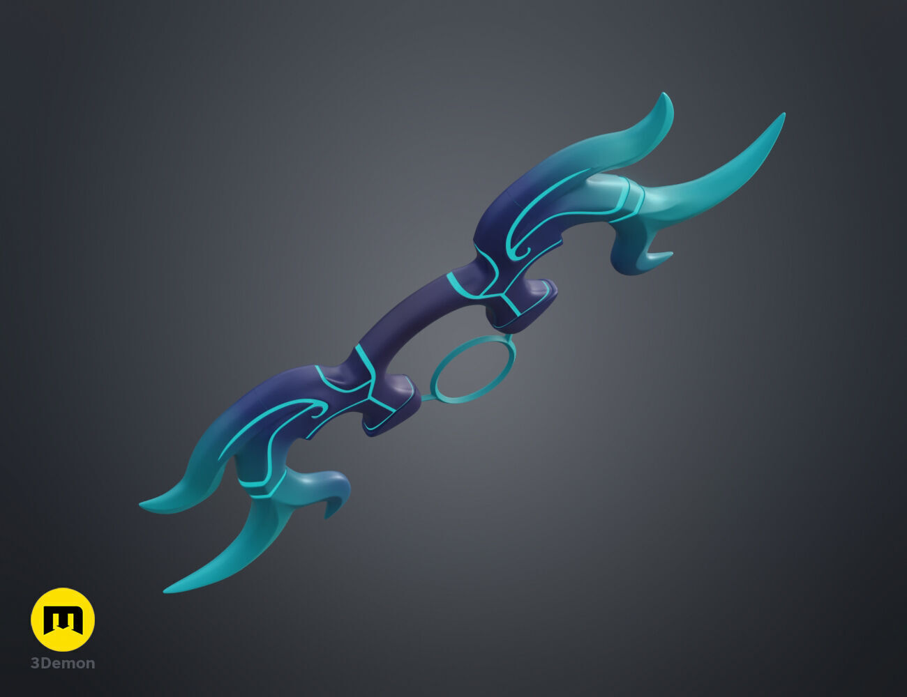 Kindred Bow - League of Legends 3D print model_6