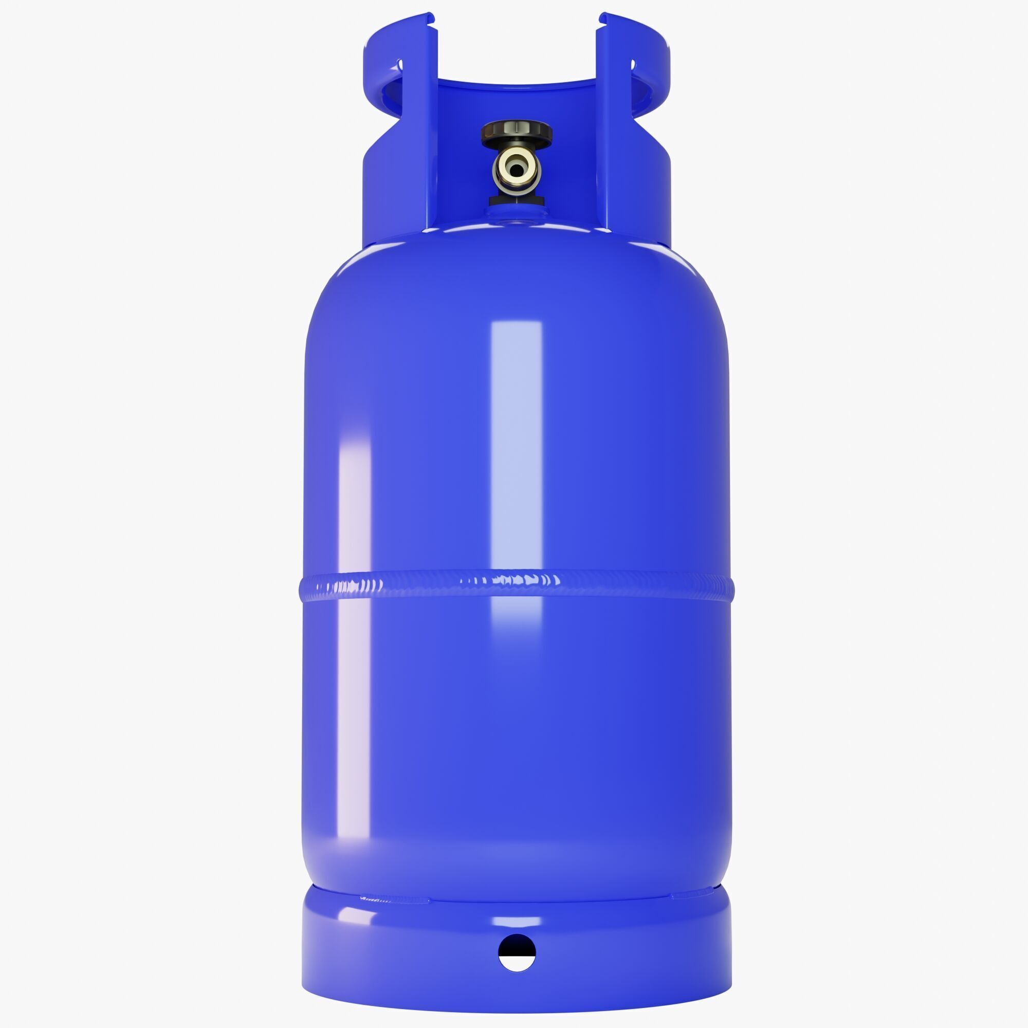 Gas Cylinder Propan 3D model_7