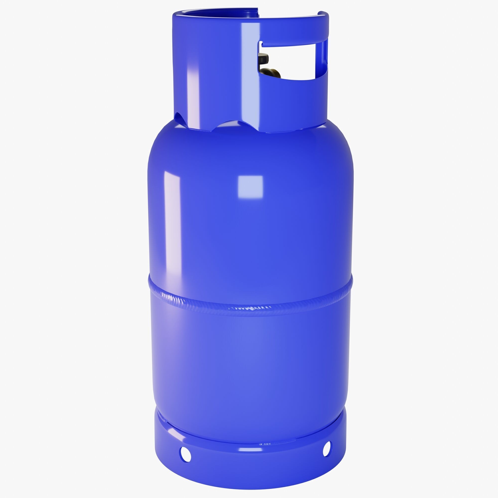 Gas Cylinder Propan 3D model_2