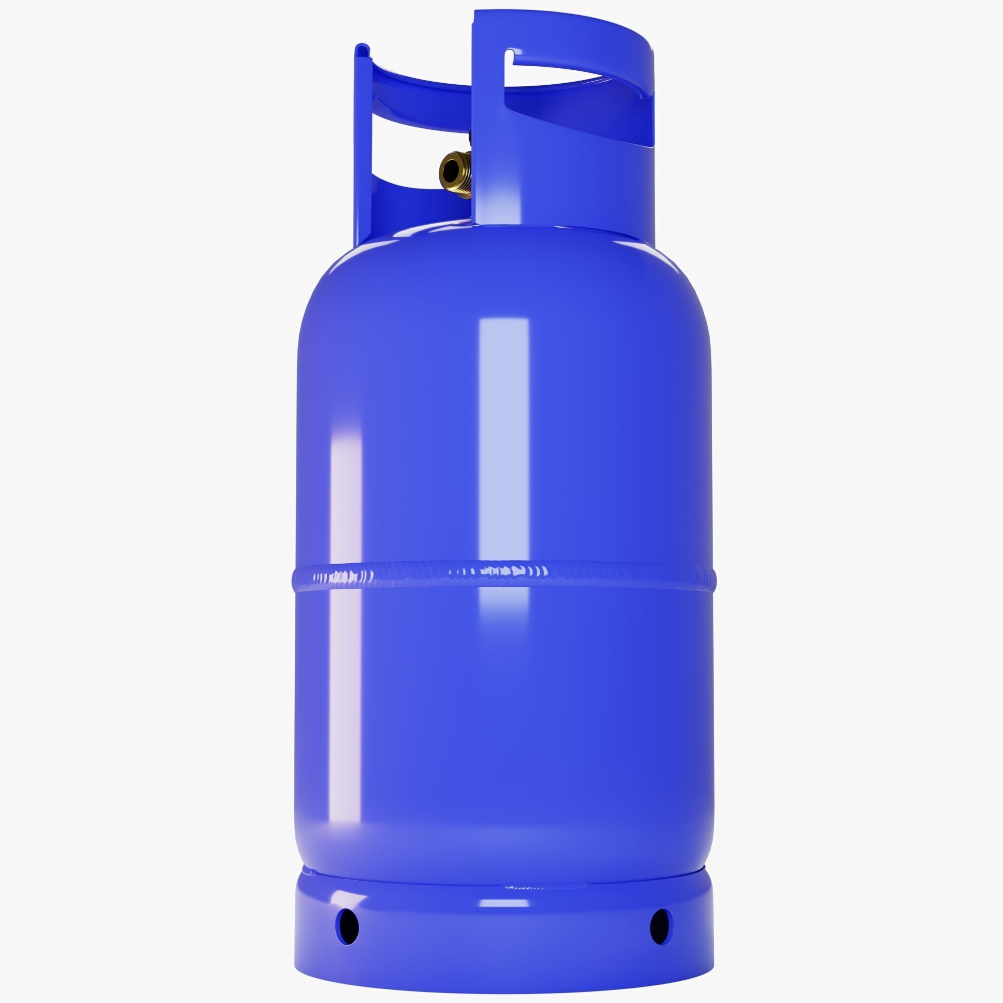Gas Cylinder Propan 3D model_6