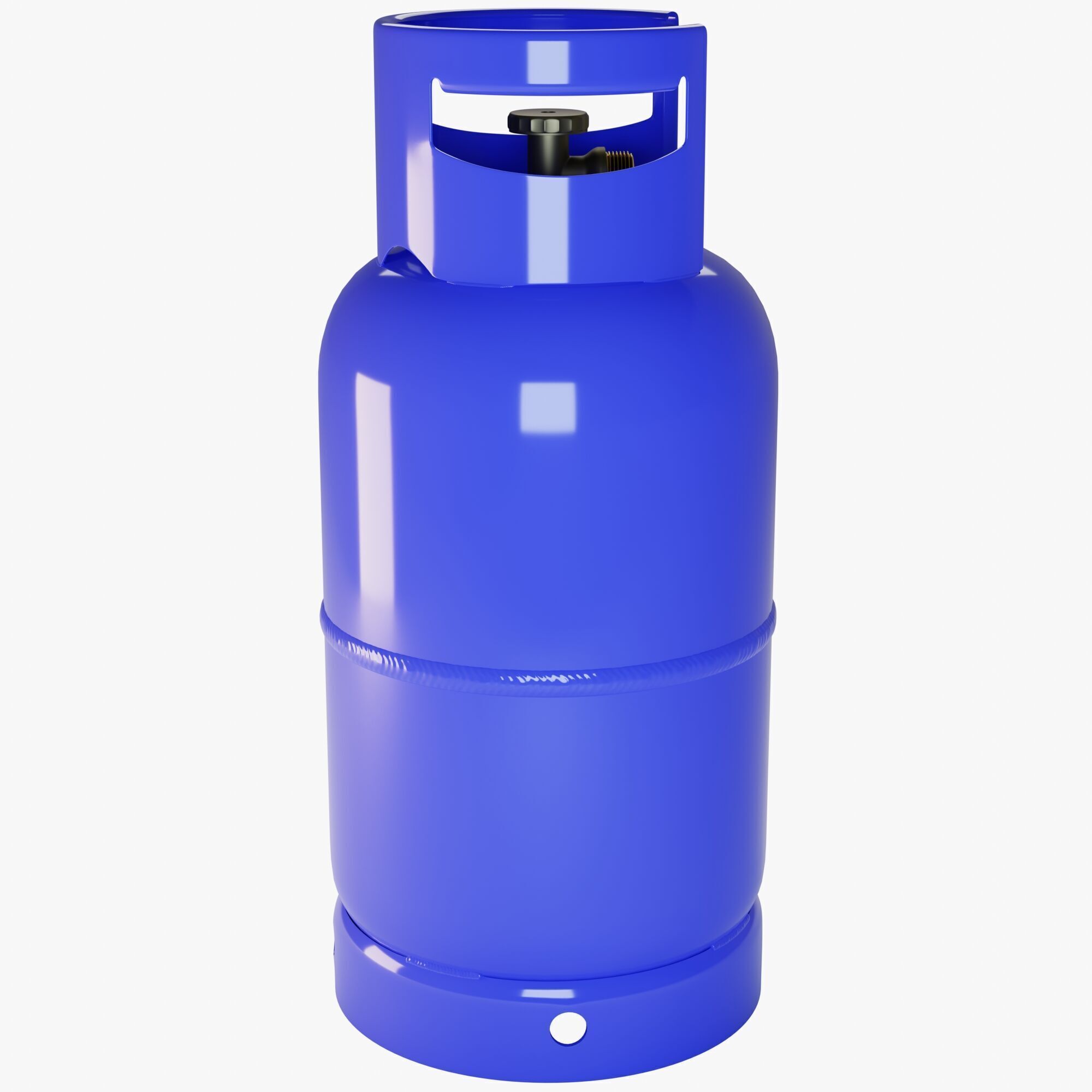 Gas Cylinder Propan 3D model_1