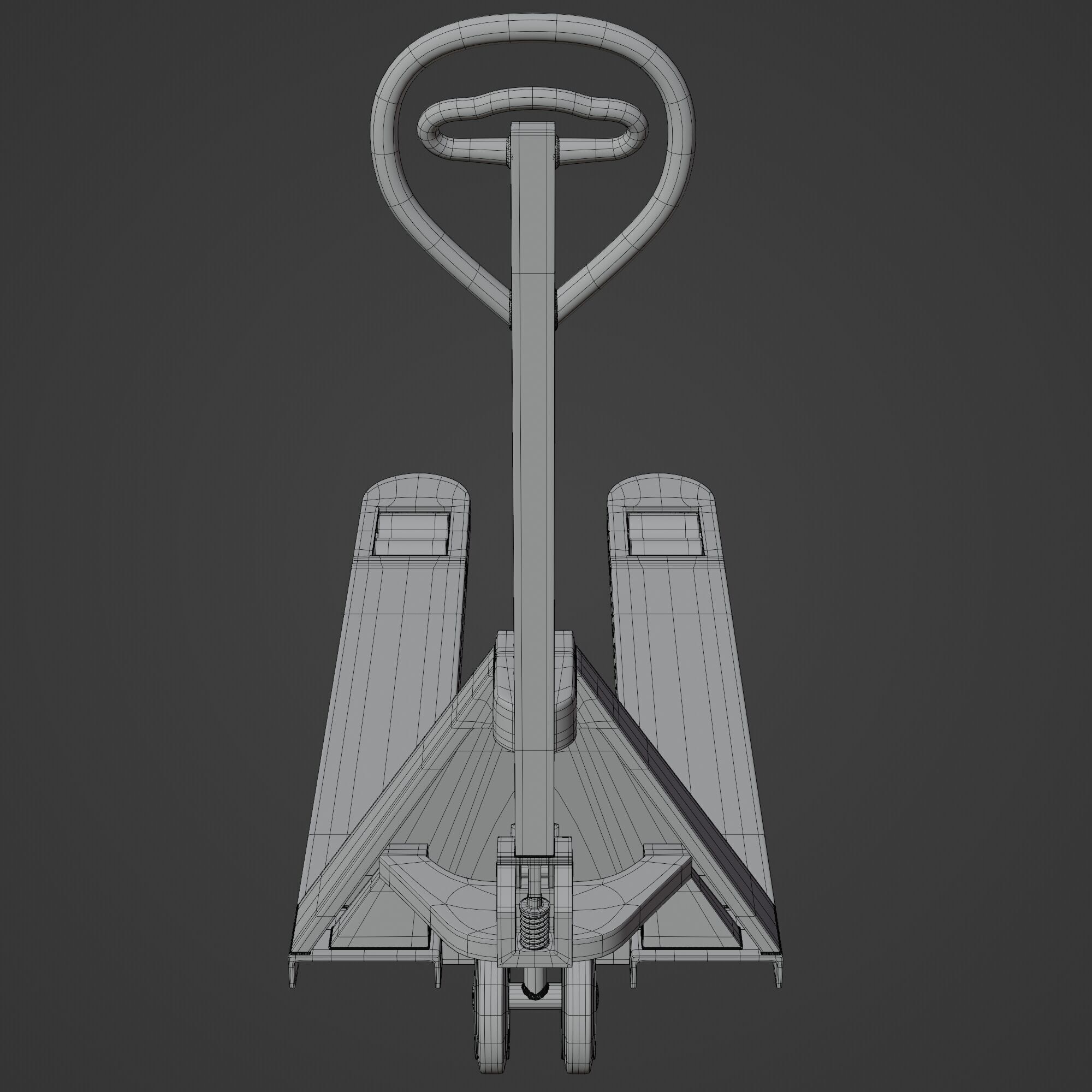 Manual Forklift 3D model_15