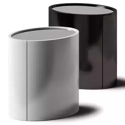 Woltu - Oval Night Stand