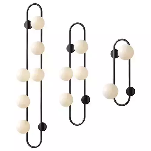 Oval Glass Ball Wall Lamp - Dekoor