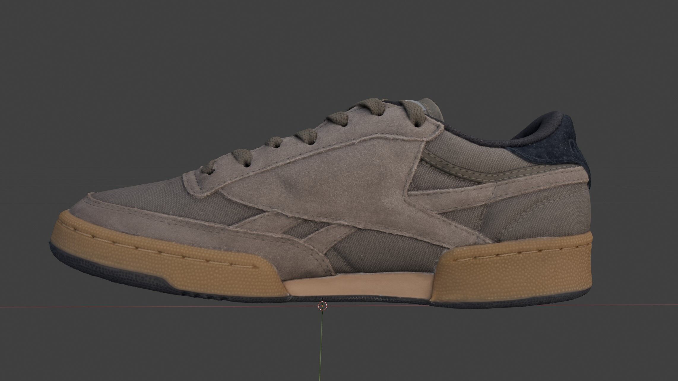 reebok carbon black 3D model_1