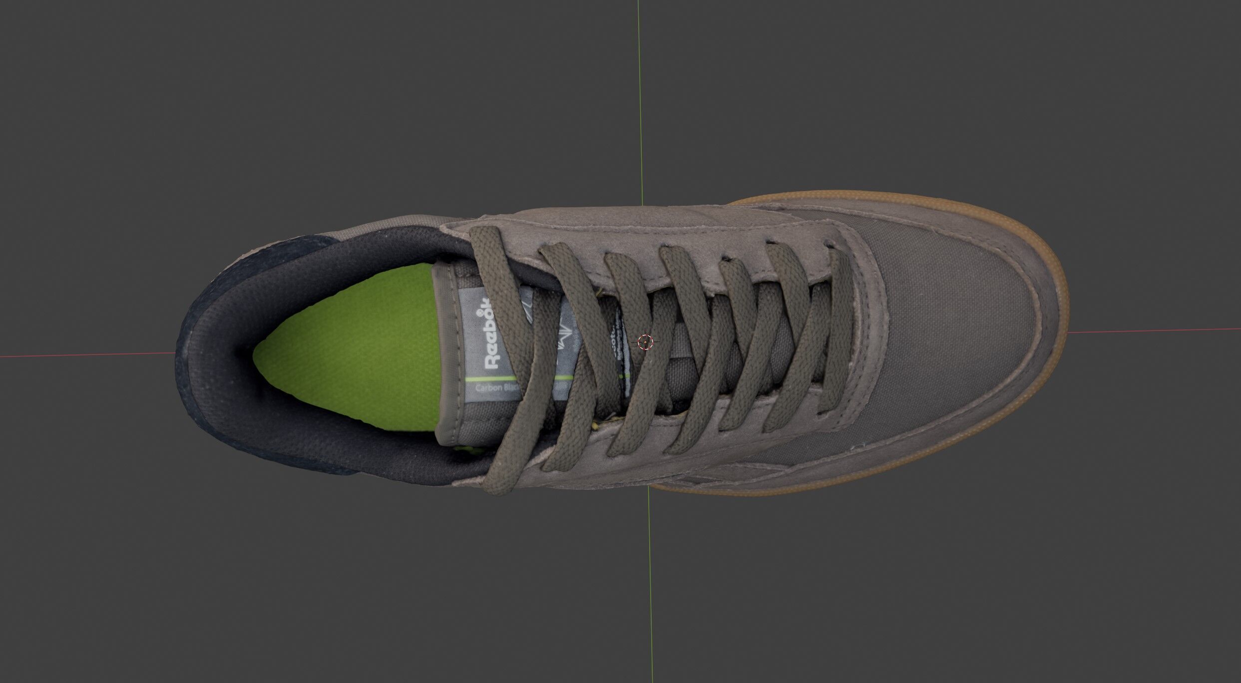 reebok carbon black 3D model_2