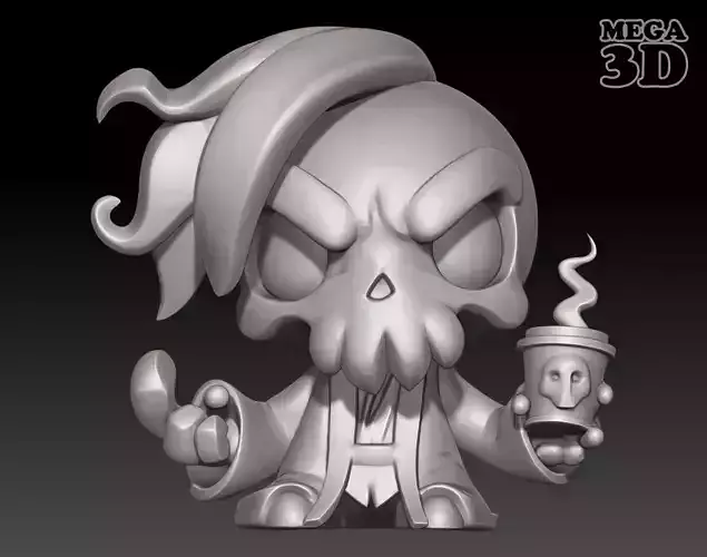 Funny Skull Miniature-250404