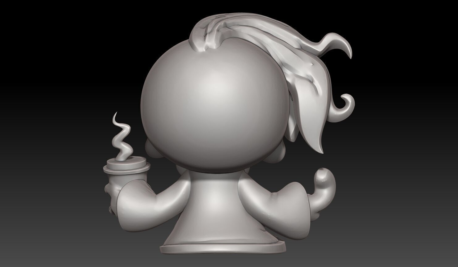 Funny Skull Miniature-250404 3D print model_7