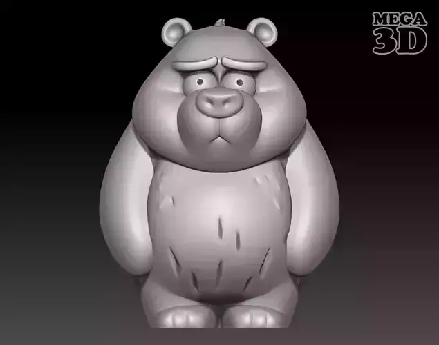 Funny Bear Miniature-250404