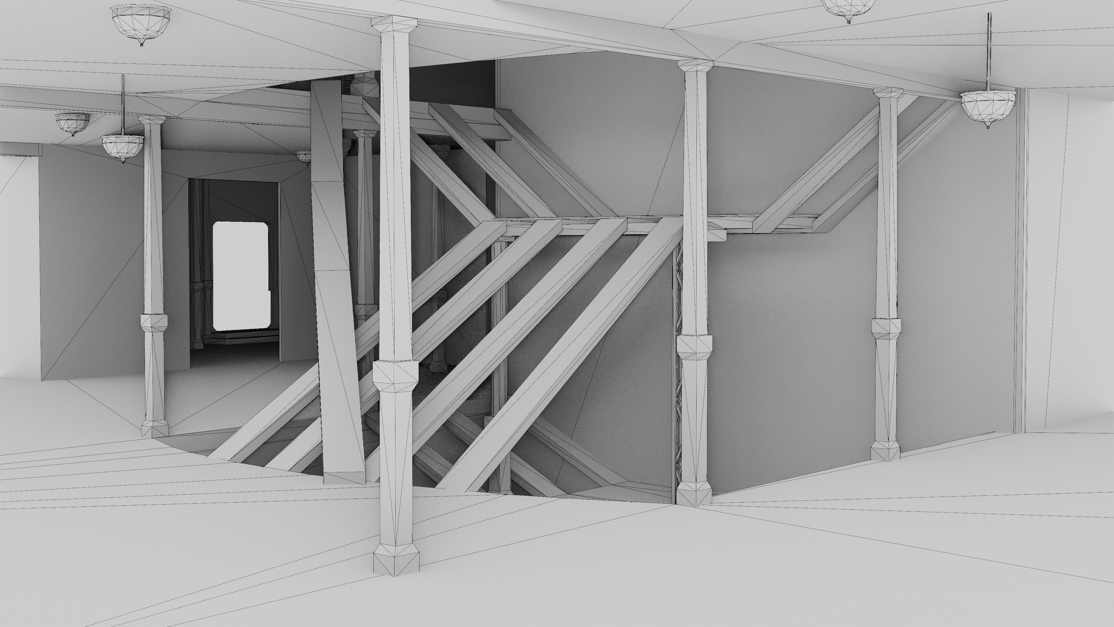 The bow of the Titanic Low-poly 3D model_29