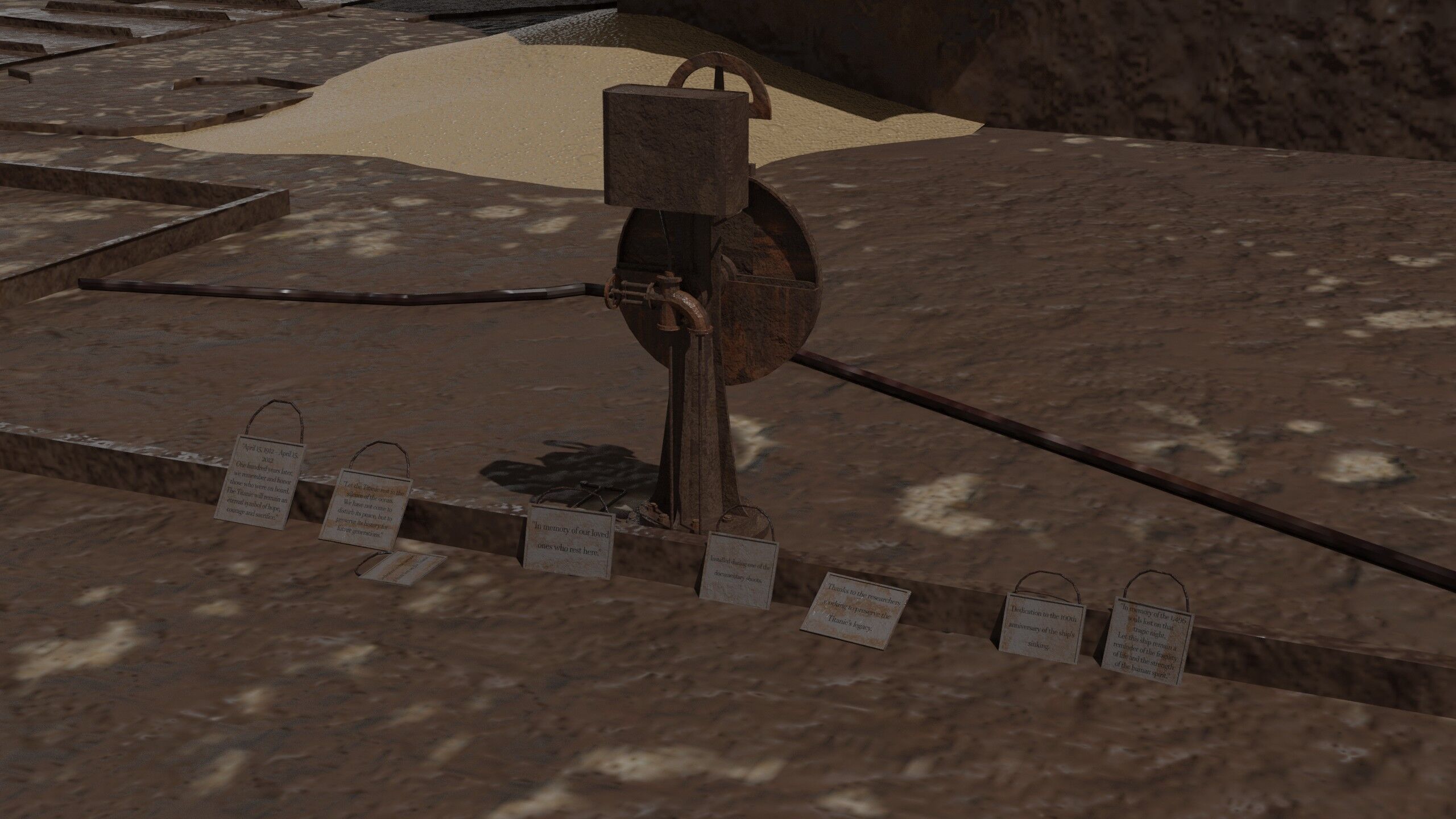 The bow of the Titanic Low-poly 3D model_9