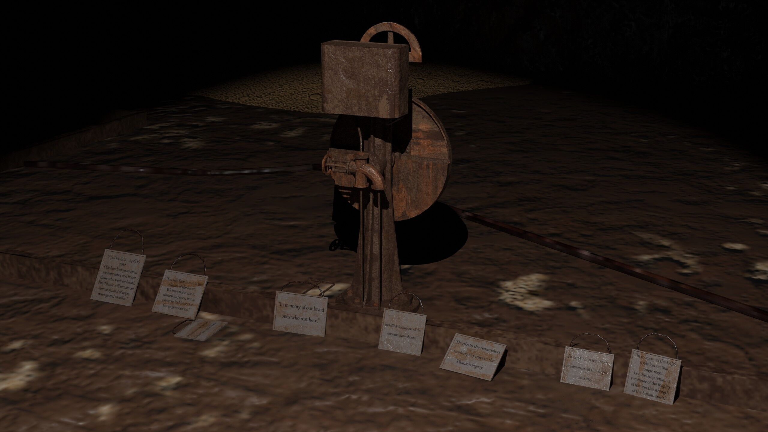 The bow of the Titanic Low-poly 3D model_20