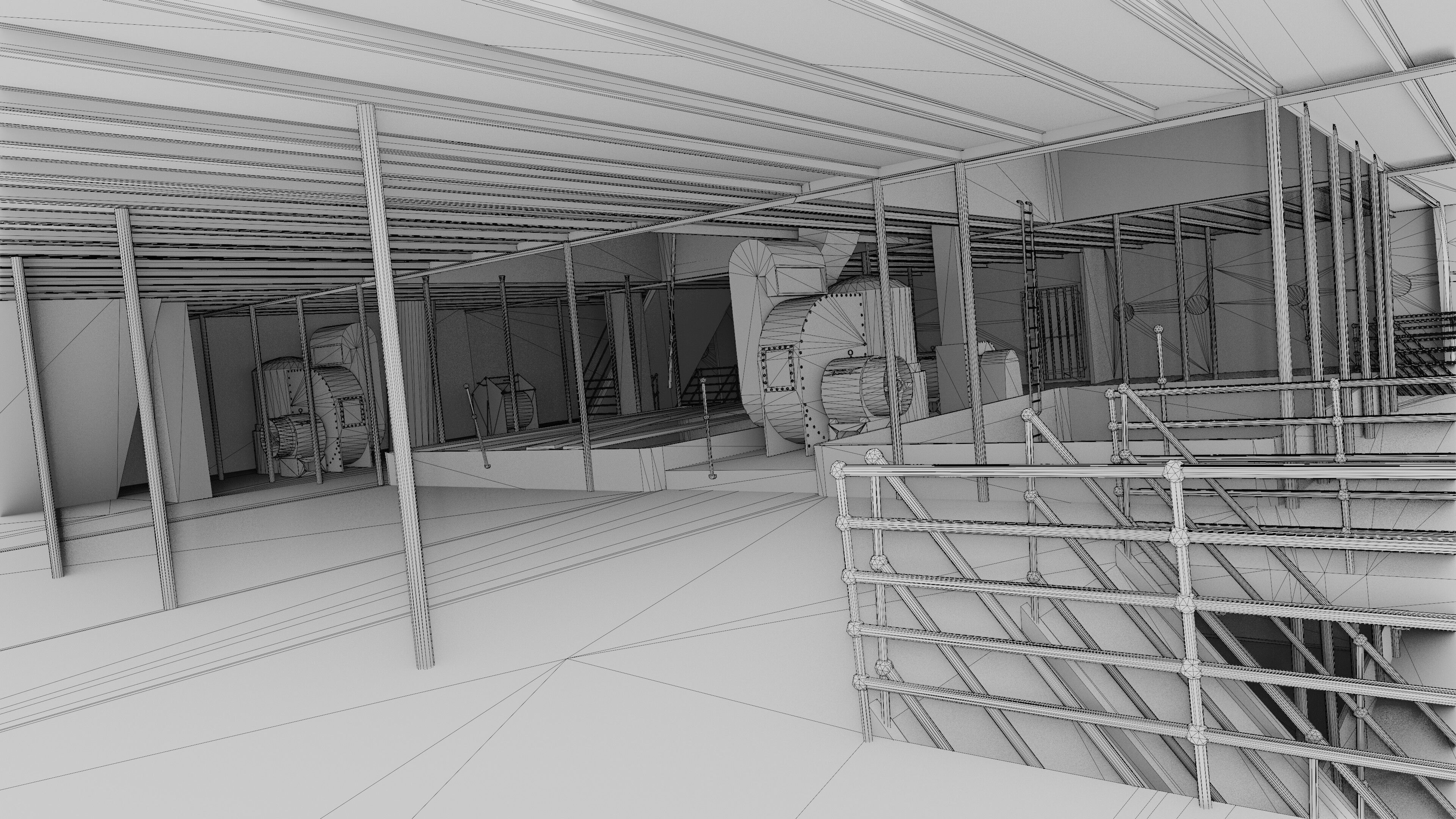 The bow of the Titanic Low-poly 3D model_28