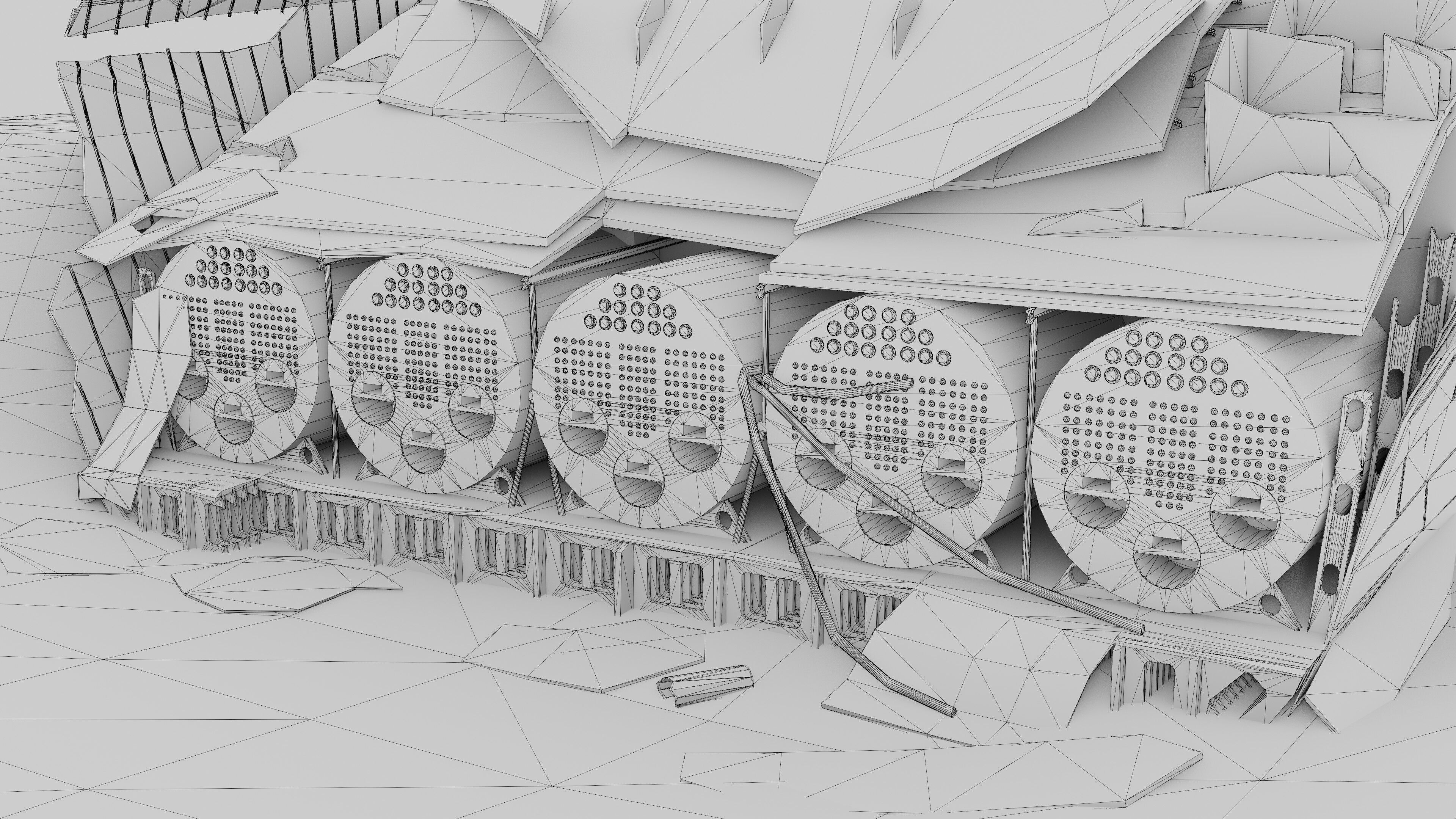 The bow of the Titanic Low-poly 3D model_23