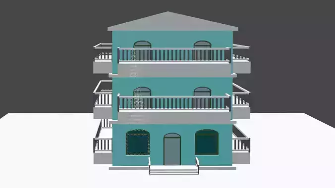 3d model apartment  for architecture and games 