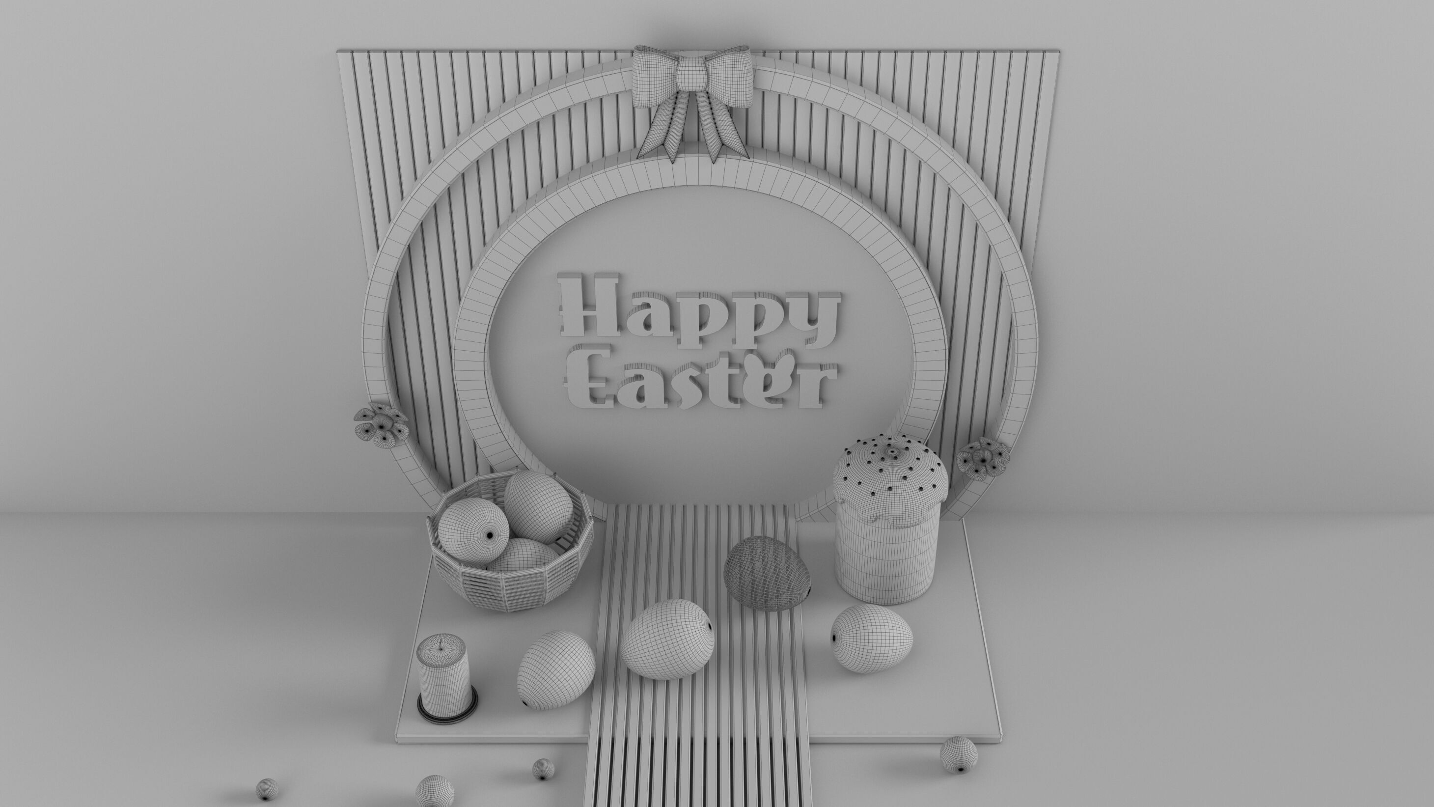 Easter Day 2025 3D model_4