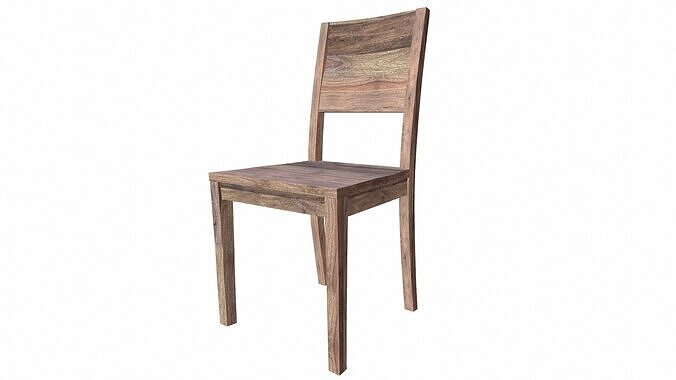 Wooden Chair 3D model
