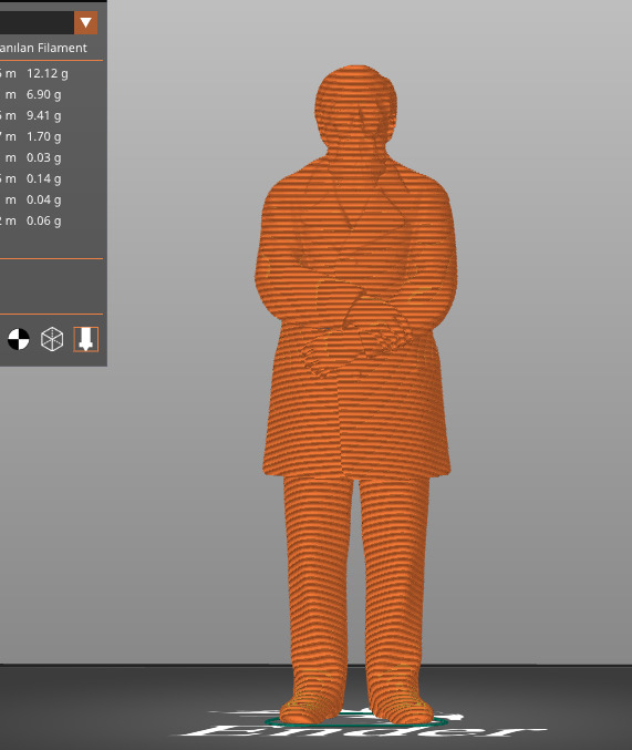 Fyodor Dostoevsky Statue 3D print model_27