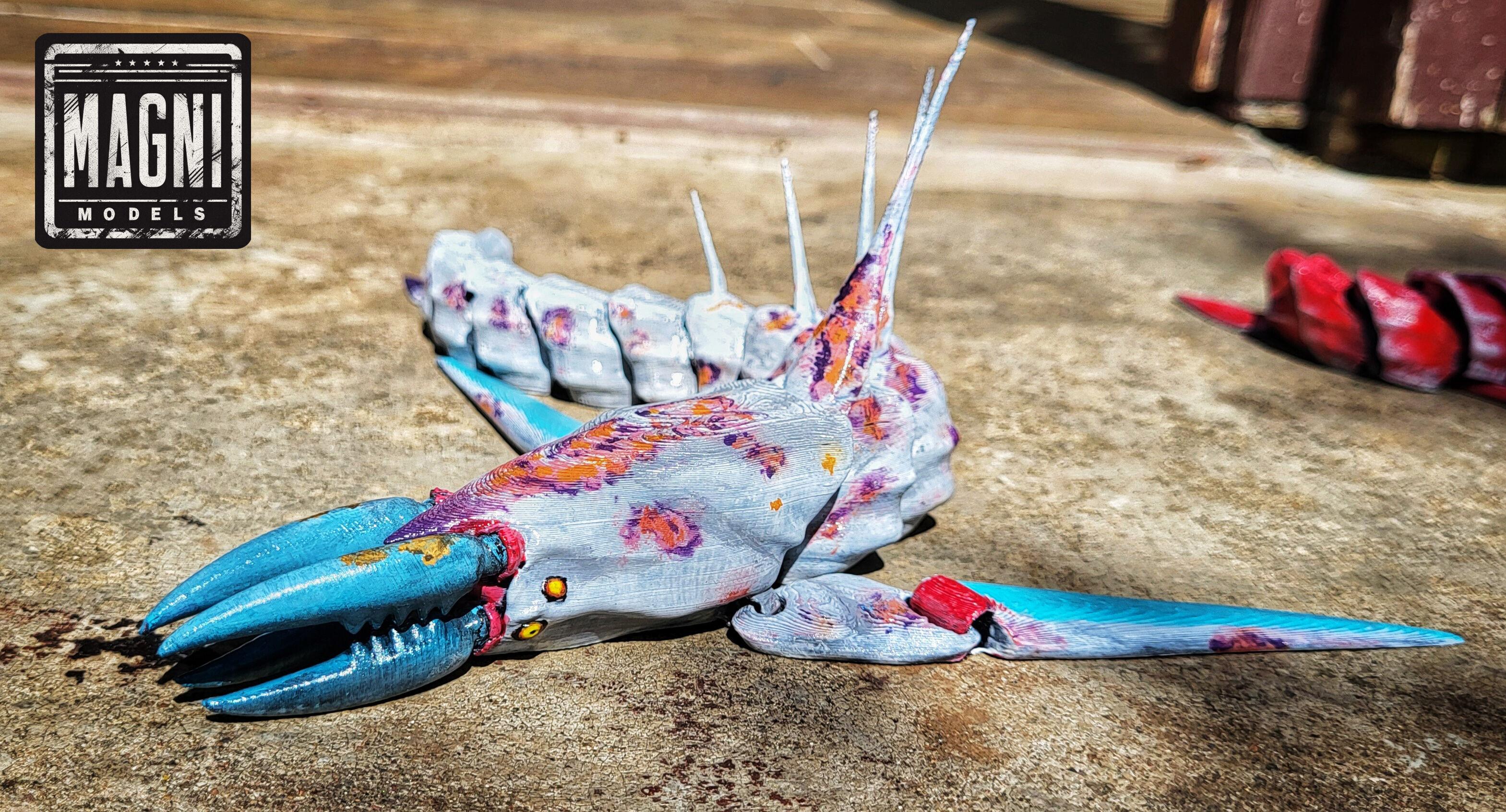  Articulated Chelicerate Leviathan - Subnautica 3D print model_5