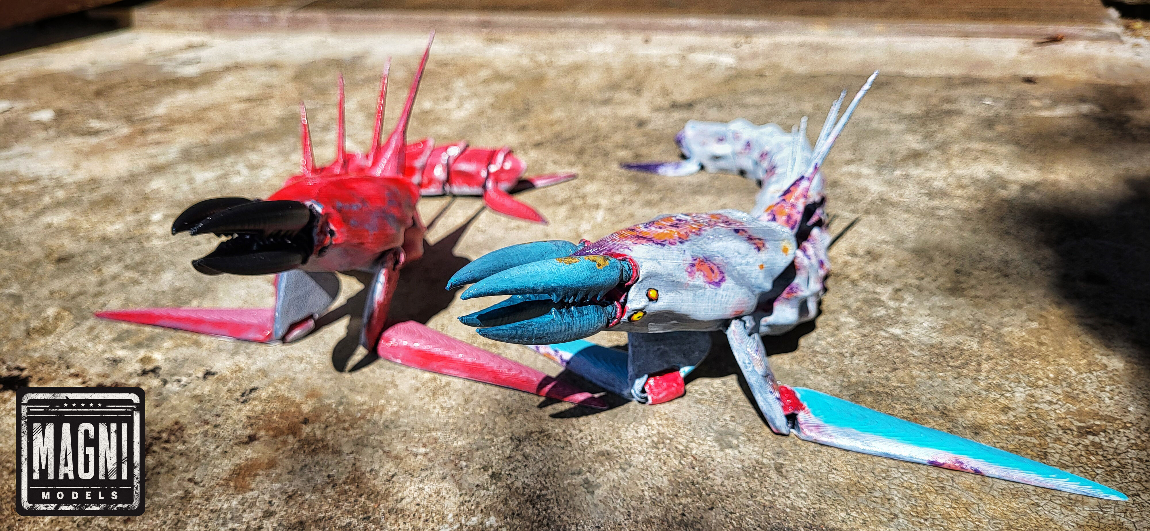  Articulated Chelicerate Leviathan - Subnautica 3D print model_6