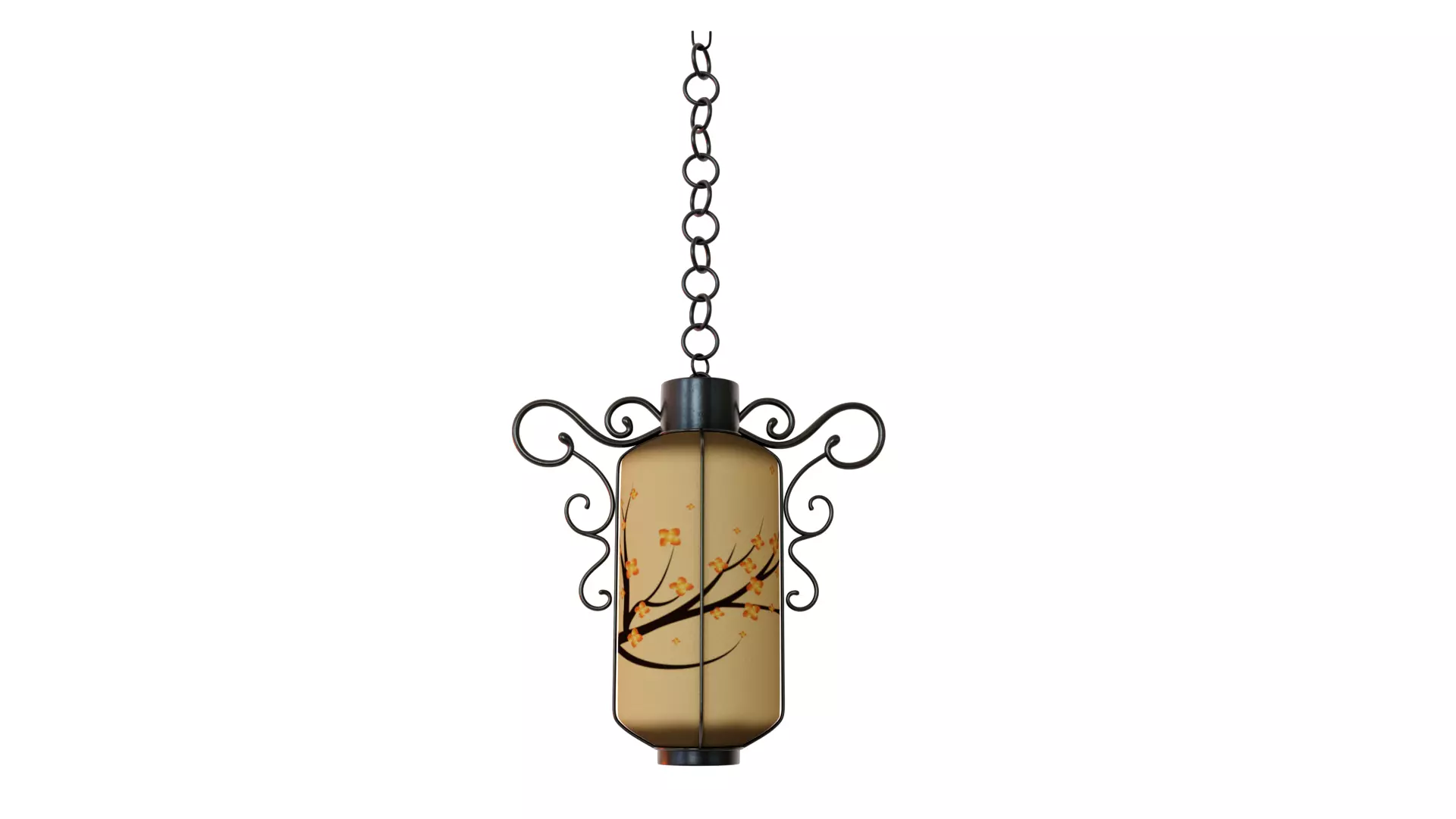 Lantern Free low-poly 3D model