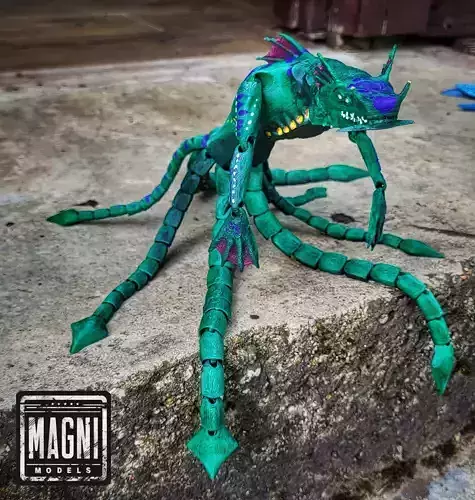  Articulated Sea Dragon Leviathan - Subnautica