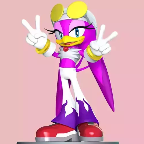 Wave the Swallow Fan Art 3D print model