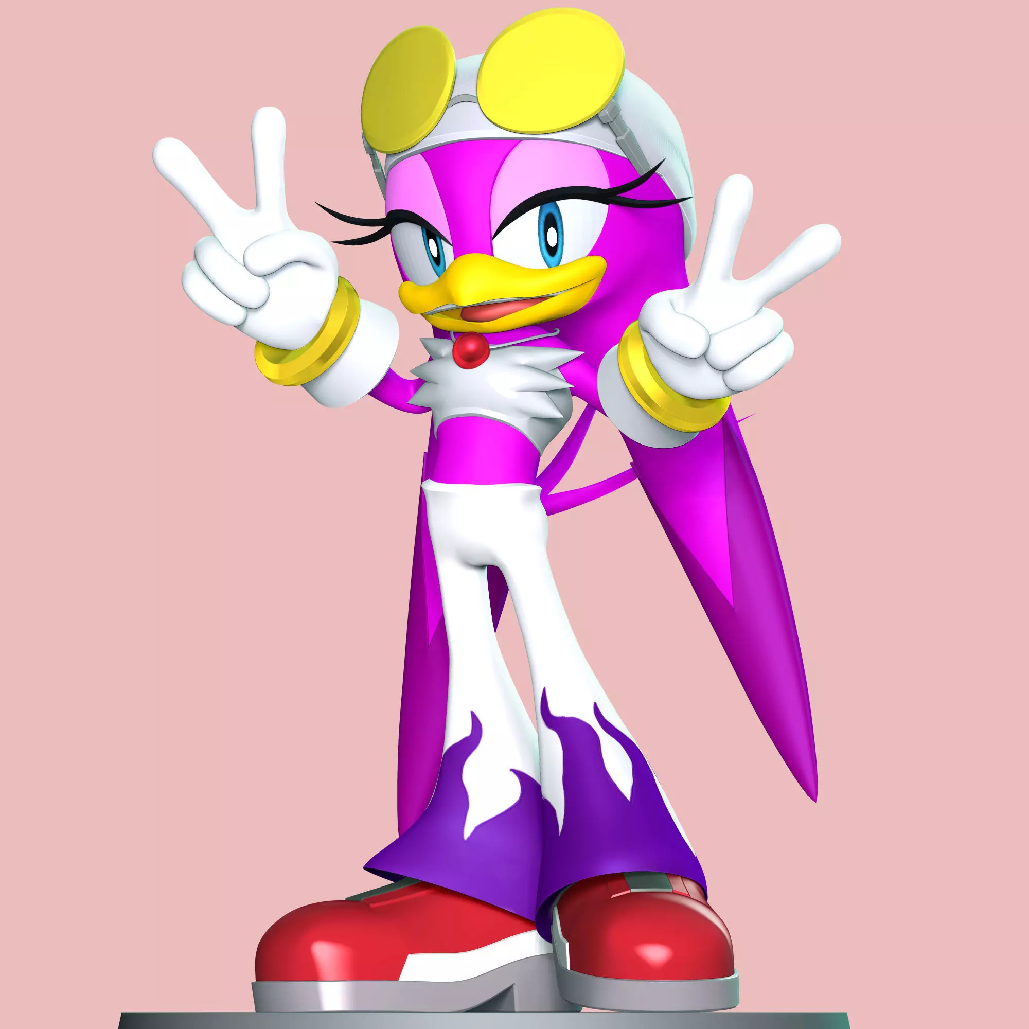 Wave the Swallow Fan Art 3D print model_0