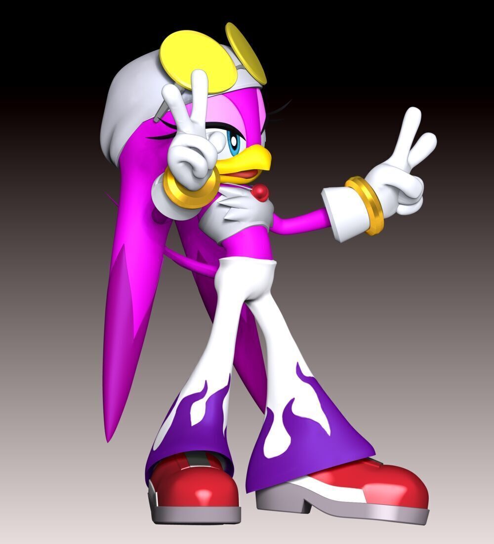 Wave the Swallow Fan Art 3D print model_7