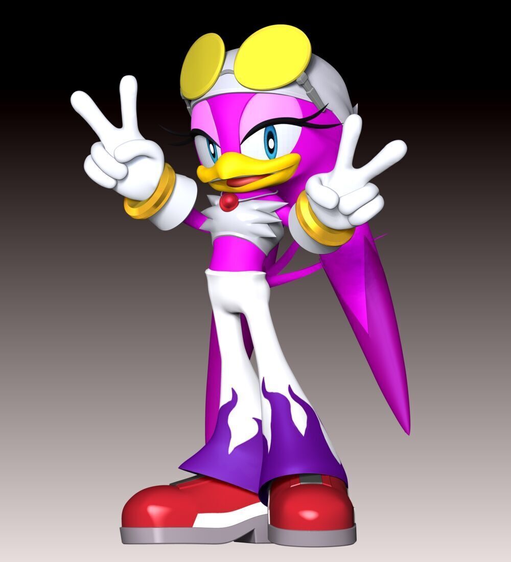 Wave the Swallow Fan Art 3D print model_4