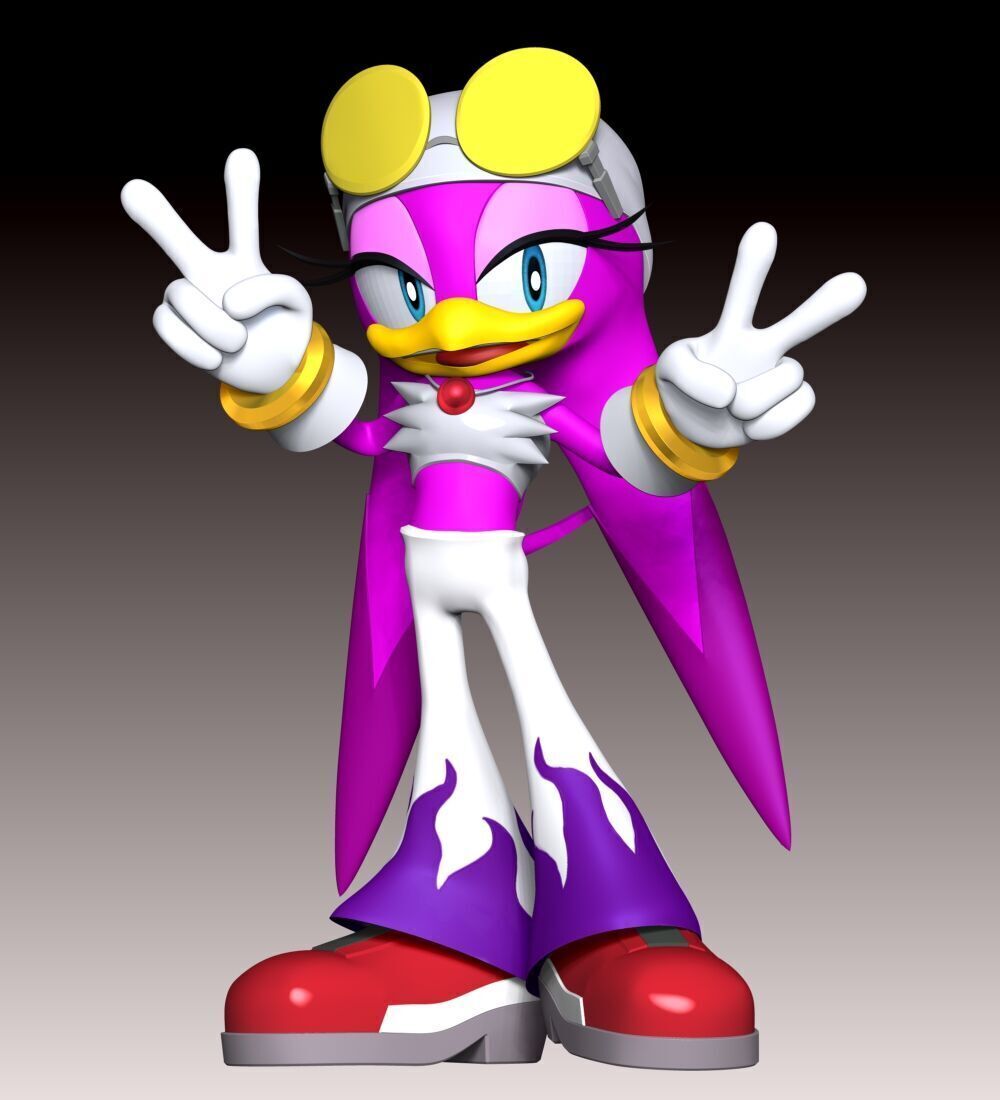 Wave the Swallow Fan Art 3D print model_2