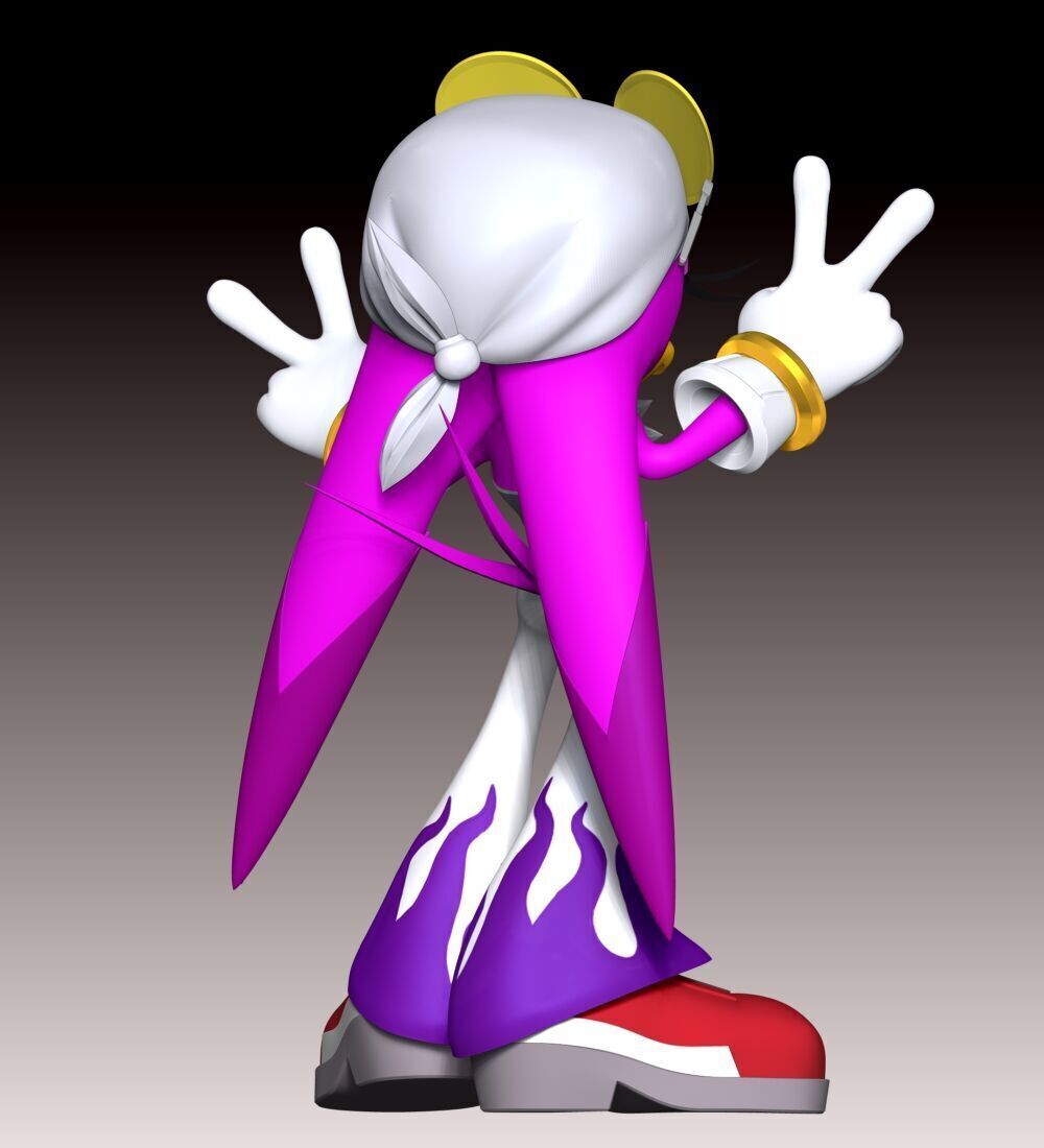 Wave the Swallow Fan Art 3D print model_8