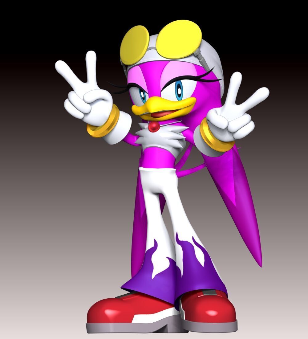 Wave the Swallow Fan Art 3D print model_9