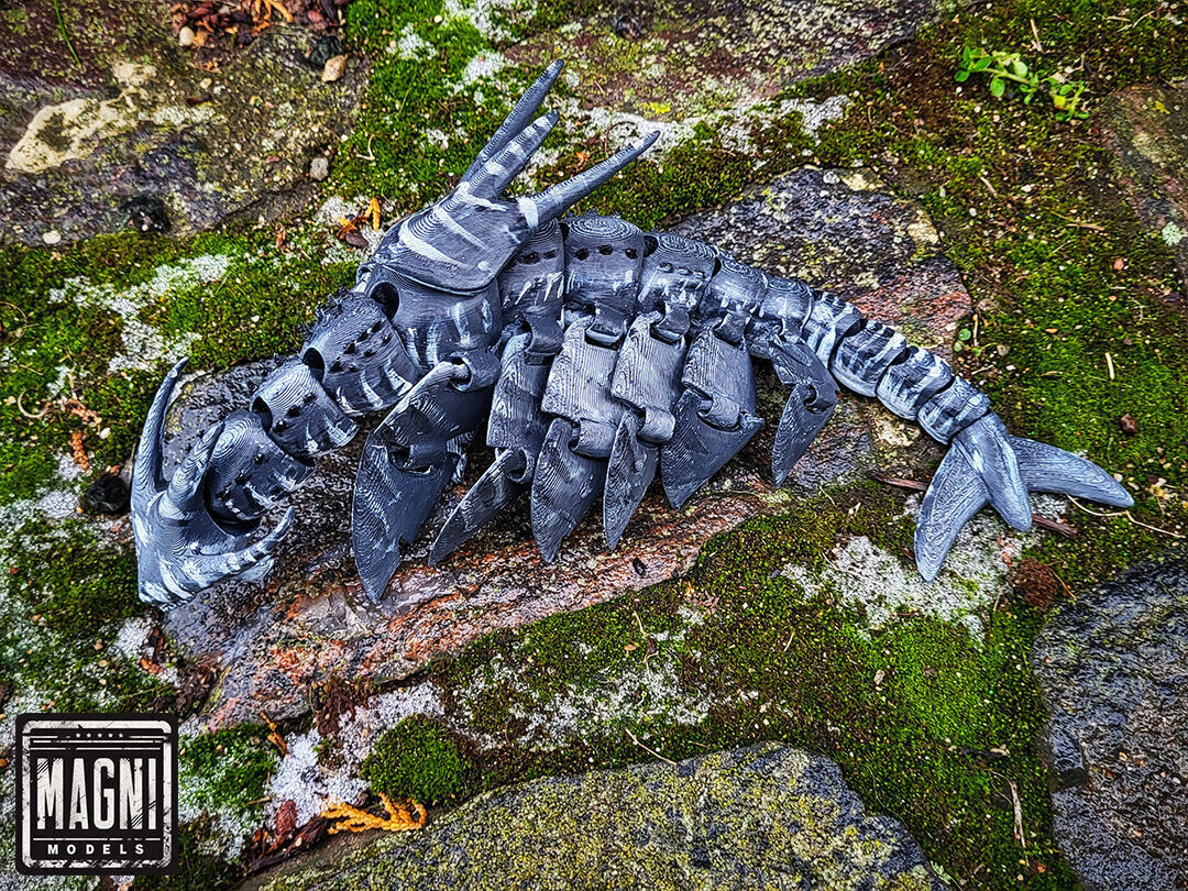 Articulated Ice Dragon Leviathan v2 - Subnautica 3D print model_1