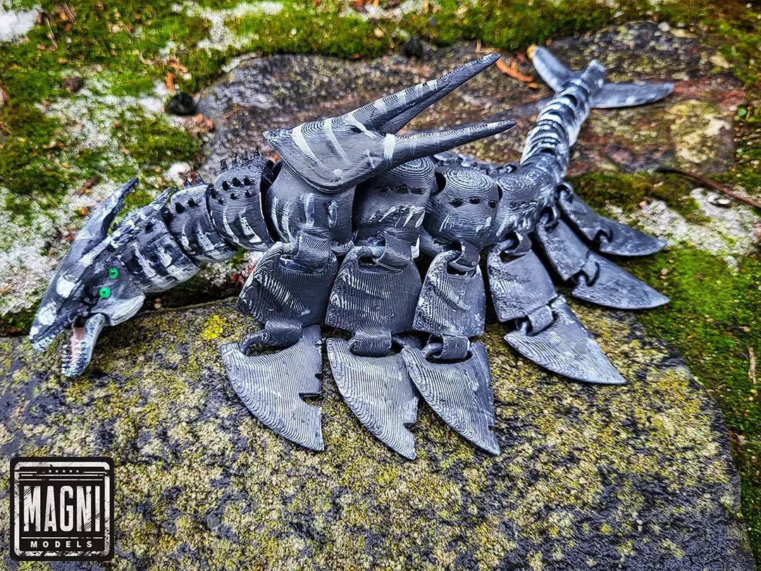 Articulated Ice Dragon Leviathan v2 - Subnautica 3D print model_0
