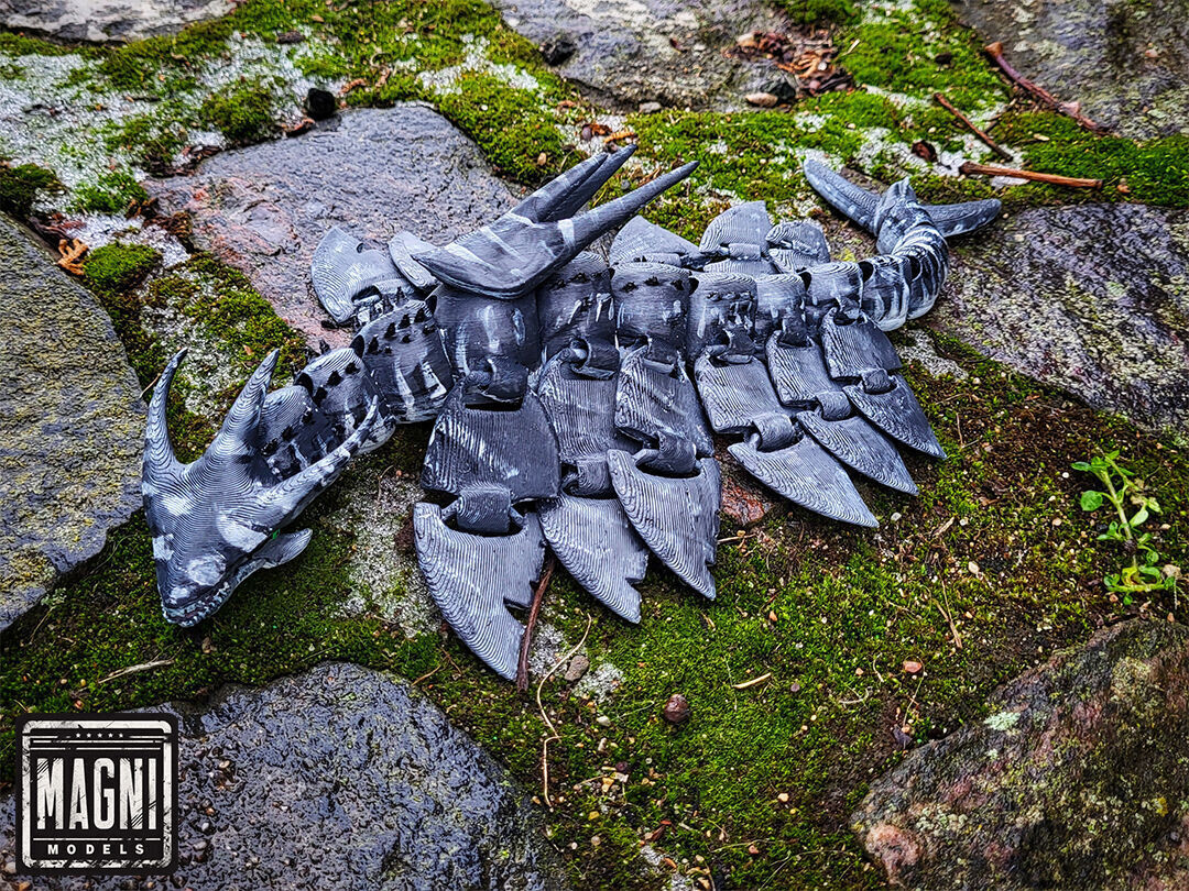 Articulated Ice Dragon Leviathan v2 - Subnautica 3D print model_3