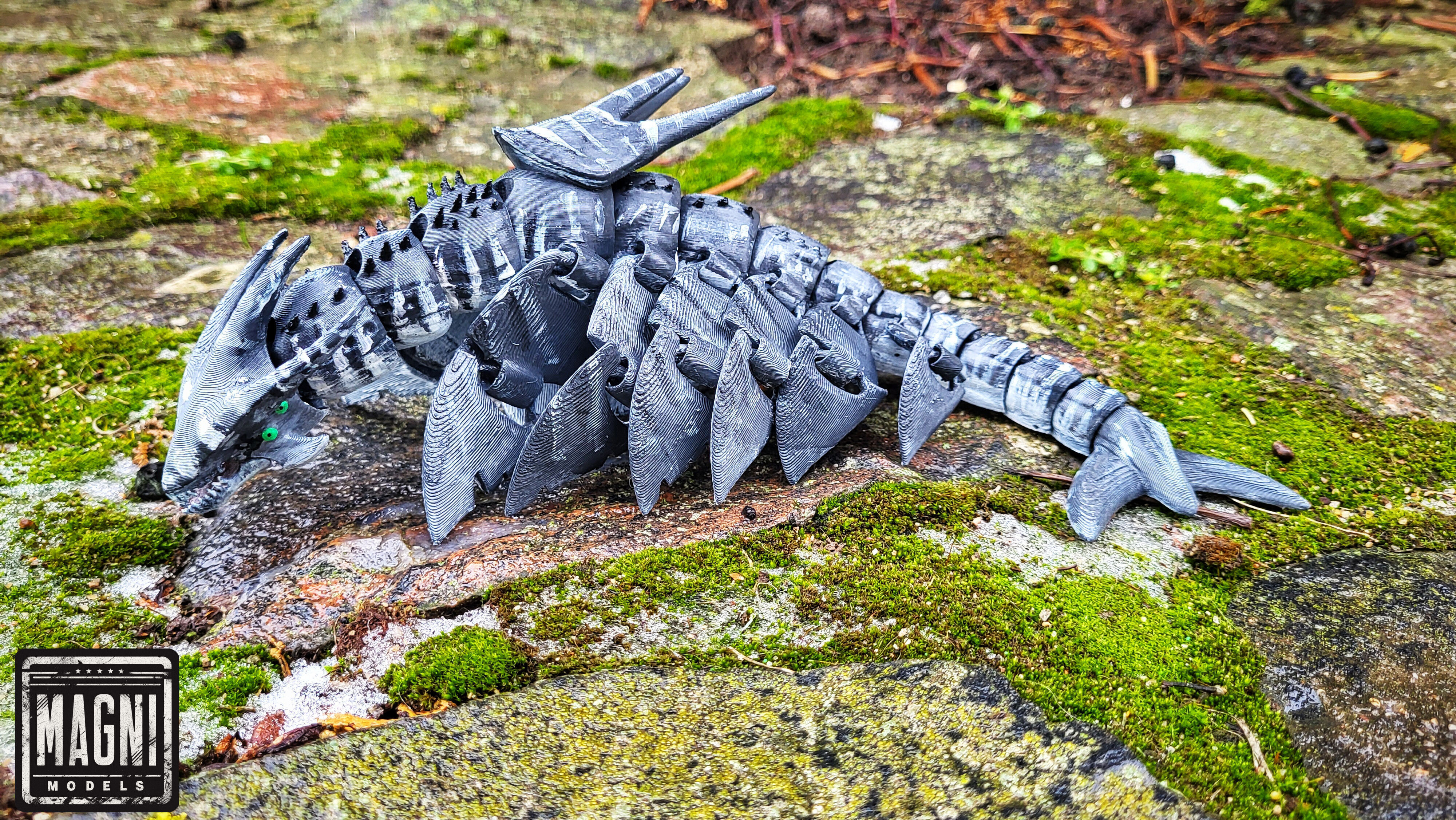 Articulated Ice Dragon Leviathan v2 - Subnautica 3D print model_2