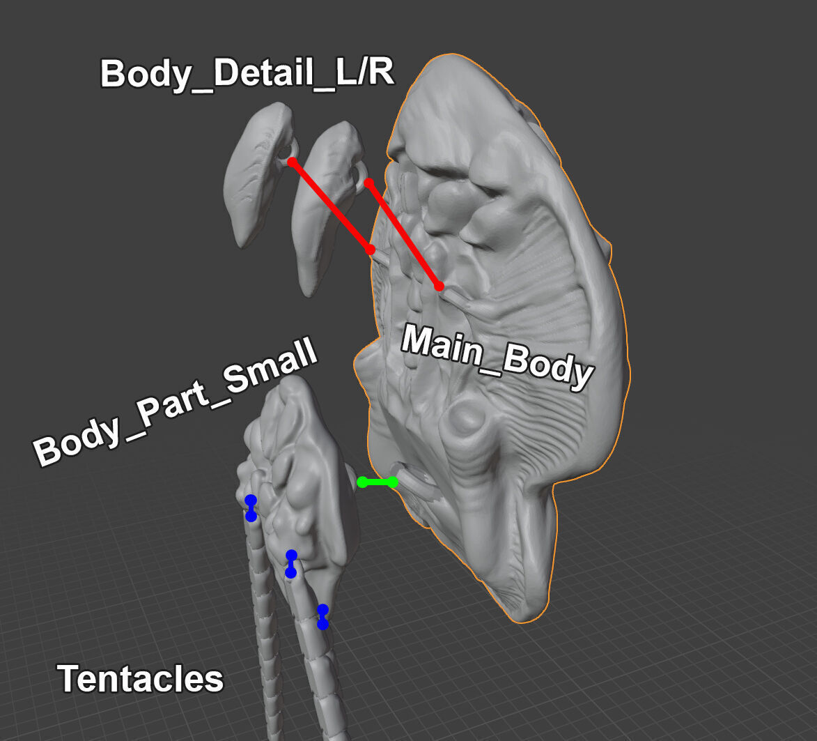 Articulated Reefback Leviathan - Subnautica 3D print model_5