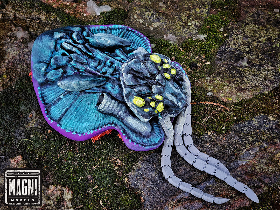 Articulated Reefback Leviathan - Subnautica 3D print model_4