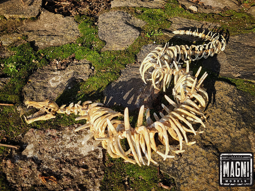 Articulated Gargantuan Leviathan Skeleton - Subnautica 3D print model_8