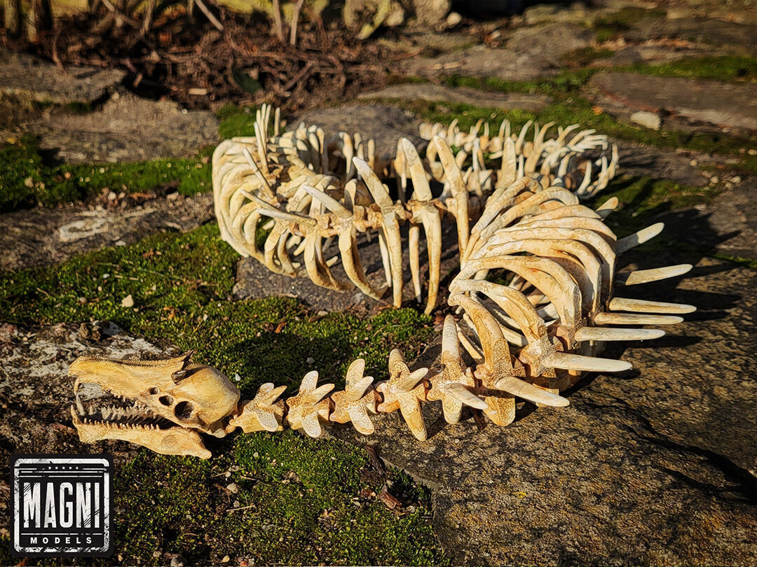 Articulated Gargantuan Leviathan Skeleton - Subnautica 3D print model_3