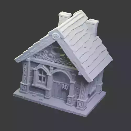clasic Cottage scenery for rpgs dungeon