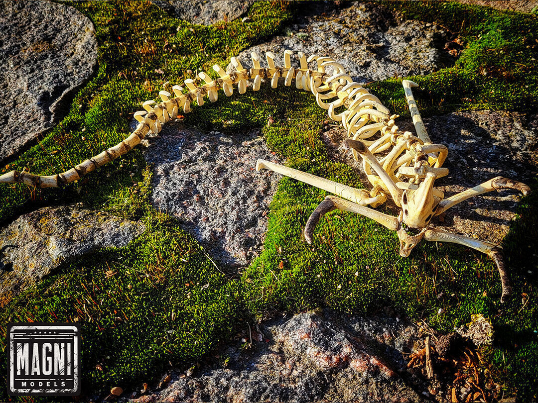 Articulated Reaper Leviathan Skeleton - Subnautica 3D print model_4