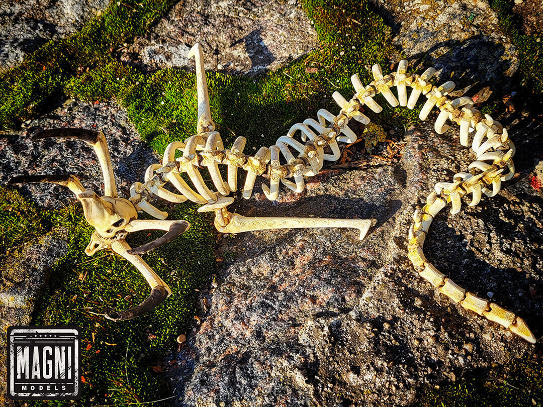 Articulated Reaper Leviathan Skeleton - Subnautica 3D print model_2