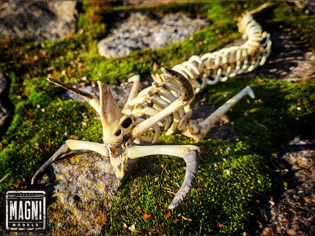 Articulated Reaper Leviathan Skeleton - Subnautica 3D print model_1
